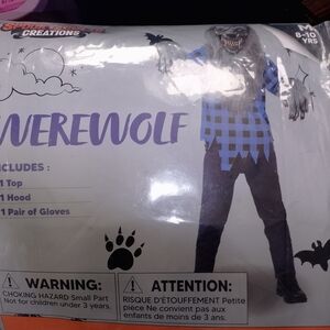 Blue and Black Halloween Monster Costume